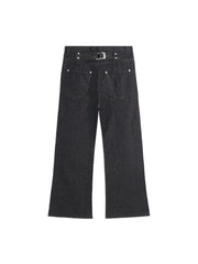 Raw Denim Studdeds Bootcut Jeans