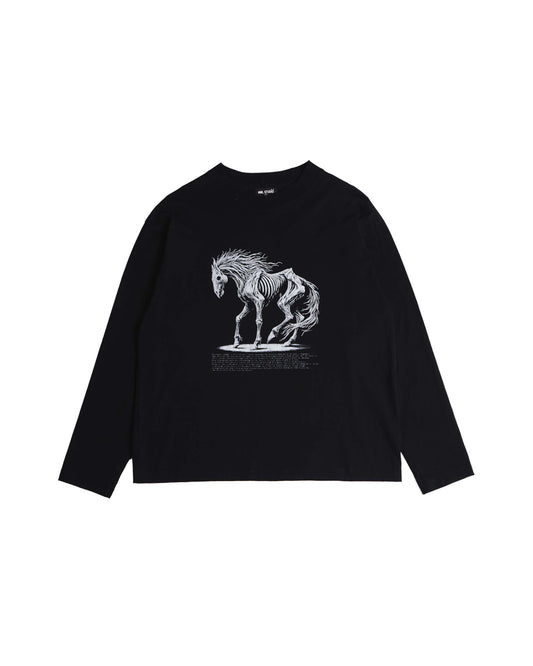 NWL24 nightmare 05 Boxy Long Slevee Black