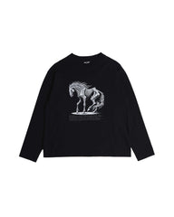 NWL24 nightmare 05 Boxy Long Slevee Black