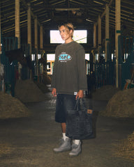 NWL24 NWL x SK SNEAKER 01 Boxy Long Slevee Brownfade