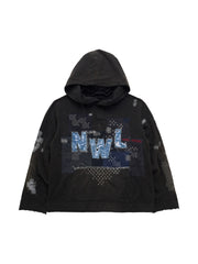 1of1 Black Brown Sashiko Patchwork 03