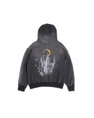 NWL24 nightmare 03 Boxy Hoodie Brownfade