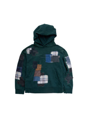1of1 Green Patchwork Hoodie 02