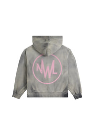 44TEES 02 Hoodie Zip Faded