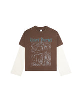 44TEES 15 Long Sleeve Brown