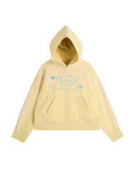 44TEES 27 Hoodie Yellow Faded