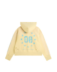 44TEES 27 Hoodie Yellow Faded