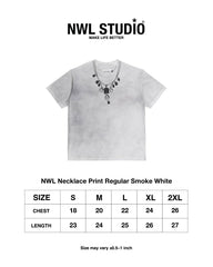 NWL Necklace Print Regular Smoke White