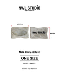 NWL Cement Bowl *Handmade*