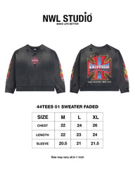 44TEES 01 Sweater Faded