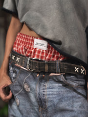 NWL Leather Belt Takrud Studdeds *Handmade* Only 30 Piece (Pre-order 15-25 days)