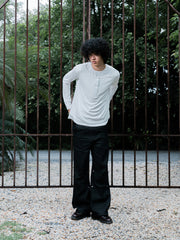 Raw Denim Studdeds Bootcut Jeans