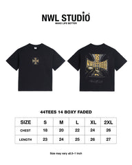 44TEES 14 Boxy Faded