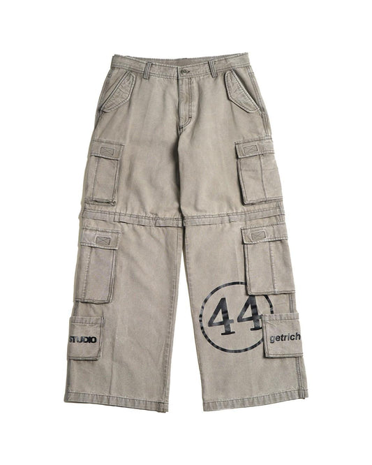 NWL24 NWLxGETRICHEASY 07 Cargo Pant Smoke