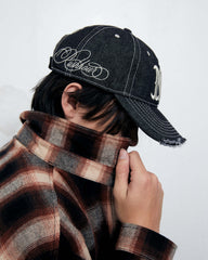 Raw Denim Cap Black (Ship on 05/02)