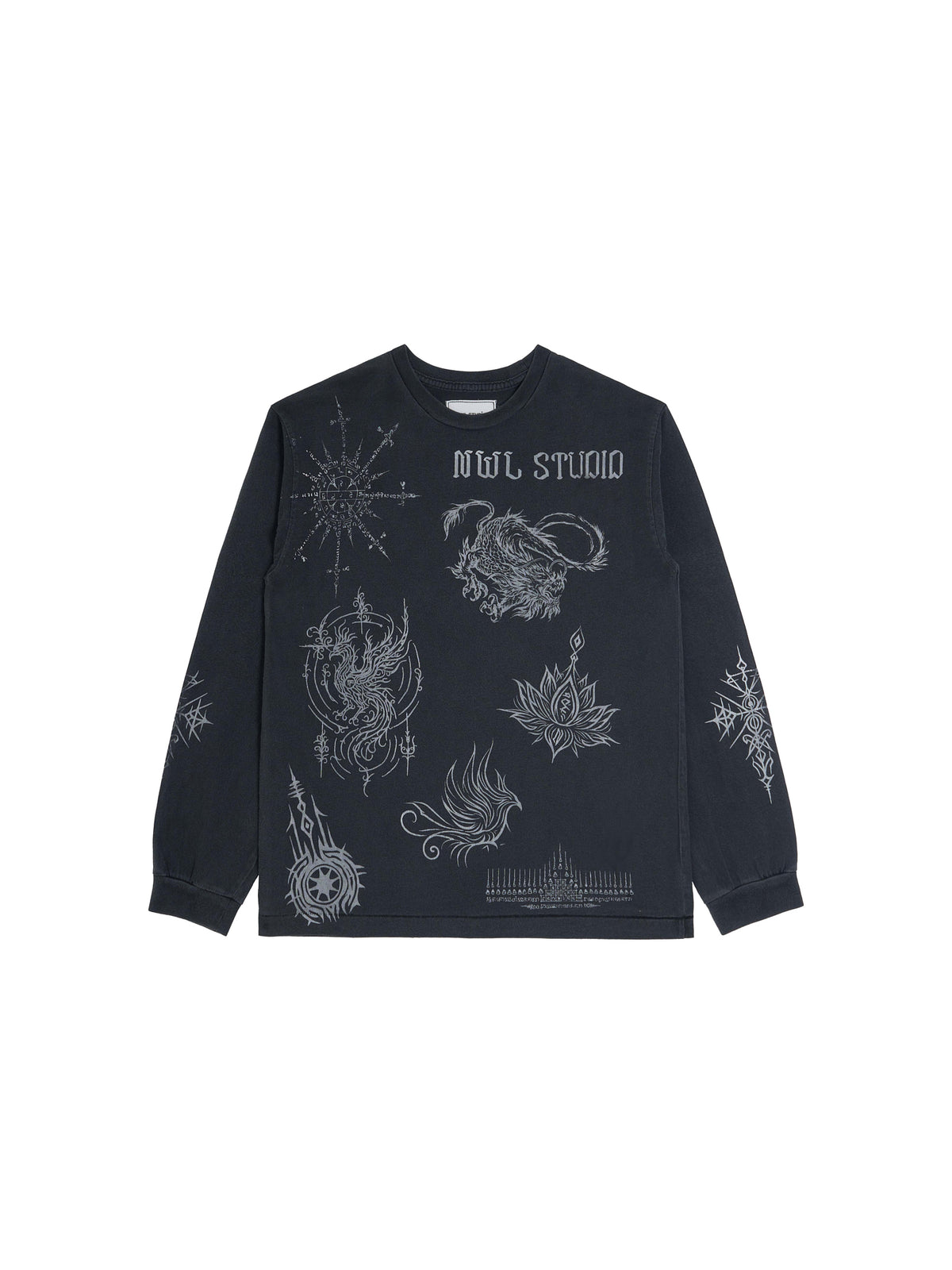 Yantra Long Sleeve Black Fade