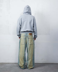 Baggy Jeans Mudwash Wash Blue
