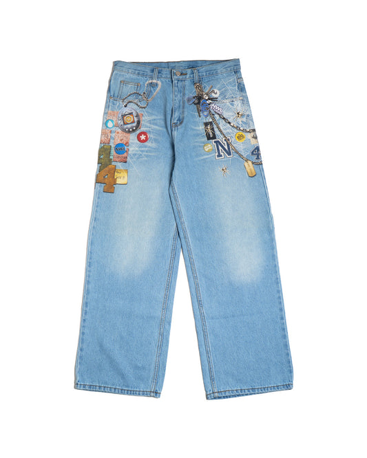 Tuff 02 Custom Denim Baggy Blue