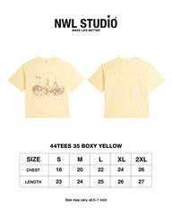 44TEES 35 Boxy Yellow