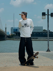 Spider Web Grow Long-Sleeve White