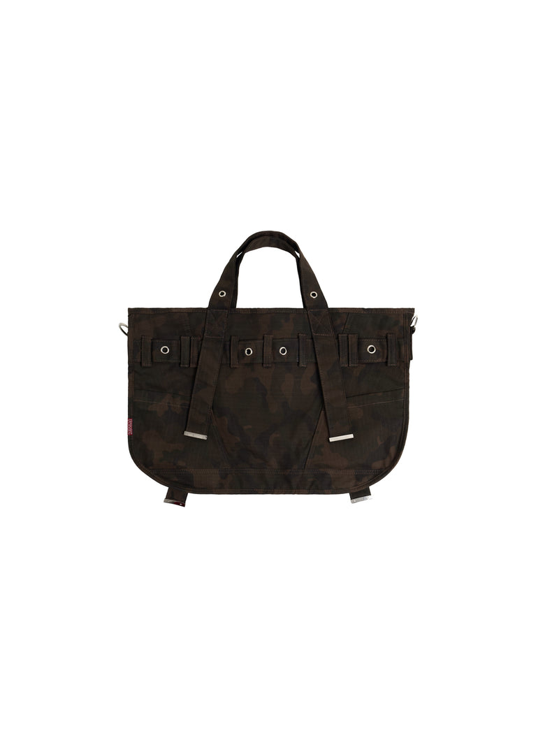 Grommet Brown Ripstop Camo Tote Bag