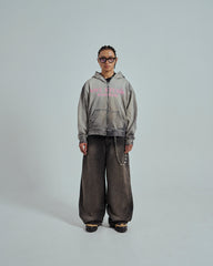 44TEES 02 Hoodie Zip Faded