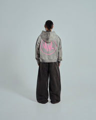 44TEES 02 Hoodie Zip Faded