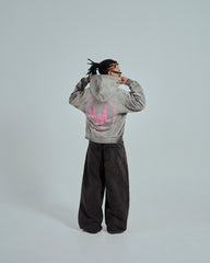 44TEES 02 Hoodie Zip Faded