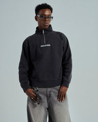 44TEES 25 Half Zip Sweater Faded