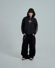 44TEES 22 Hoodie Zip Faded