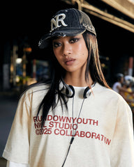 Mud Wash Boxy Tee Gray