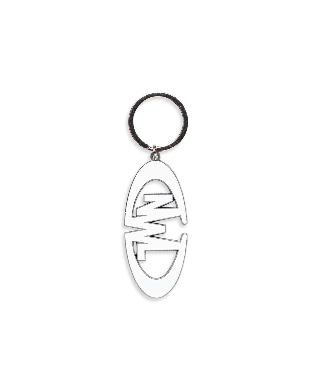 DM20 Logo Keychain Matte White