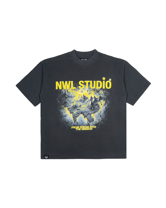 DM11 Map Boxy T-Shirt Mid Fade