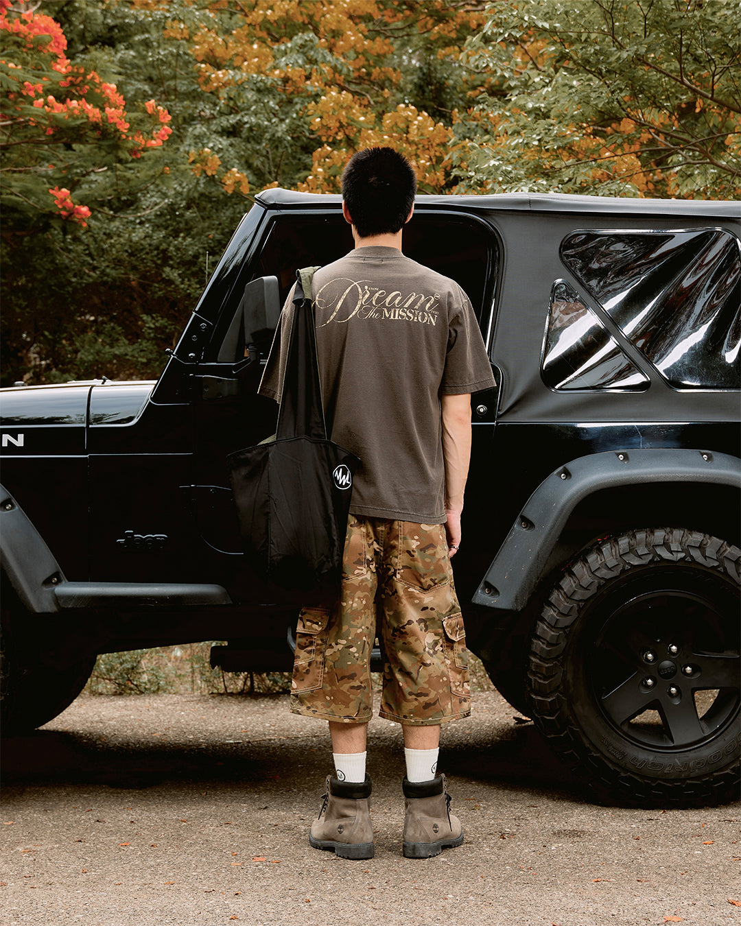 DM14 Short Cargo Camo Brown