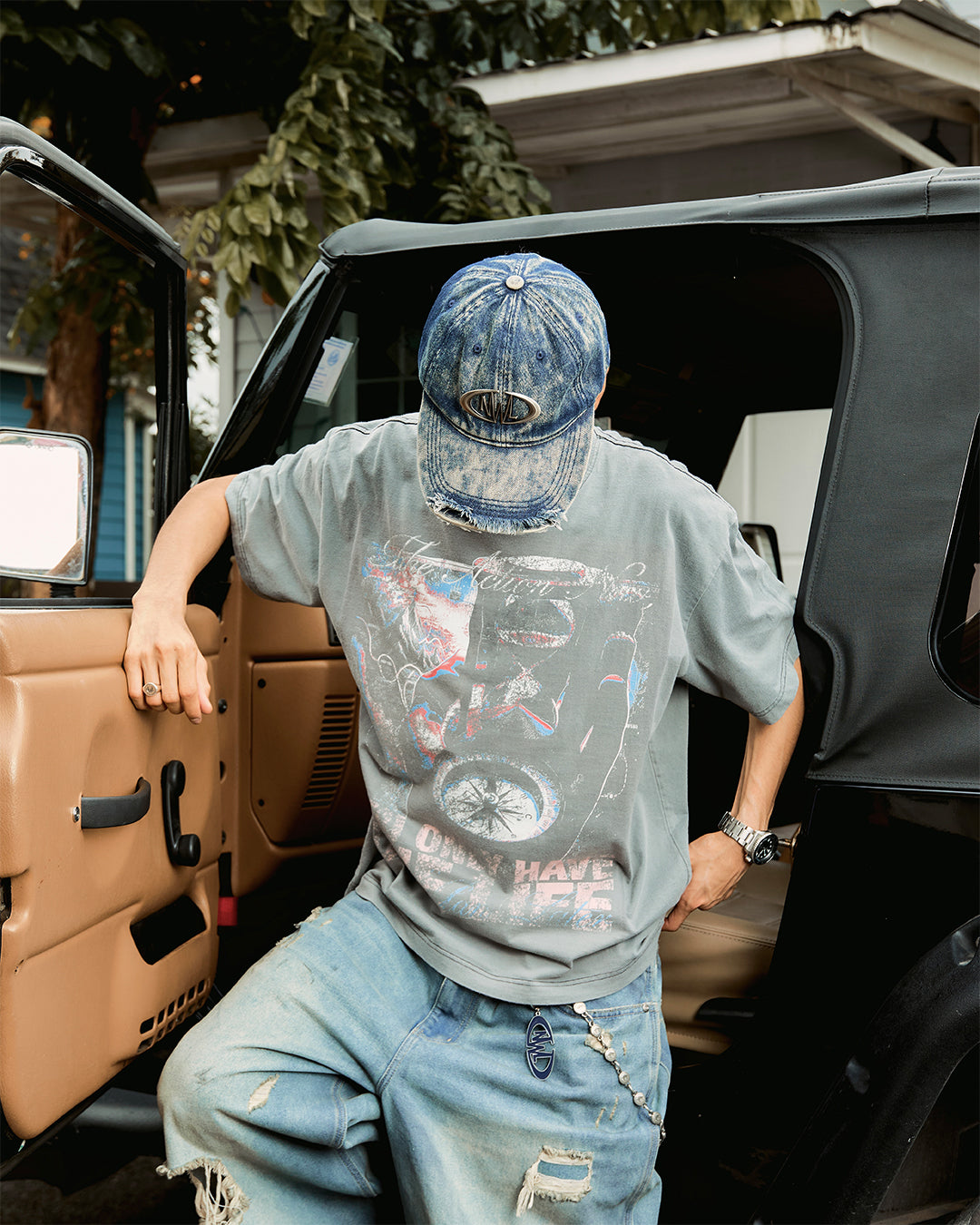 DM12 One Life Boxy T-Shirt Light Fade