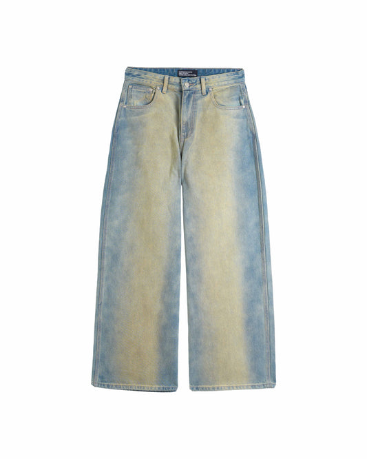 Baggy Jeans Mudwash Wash Blue