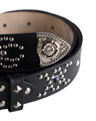 OOTB 09 Nwl Club Belt Leather Black *Handmade* (Pre-order/15-45 days)