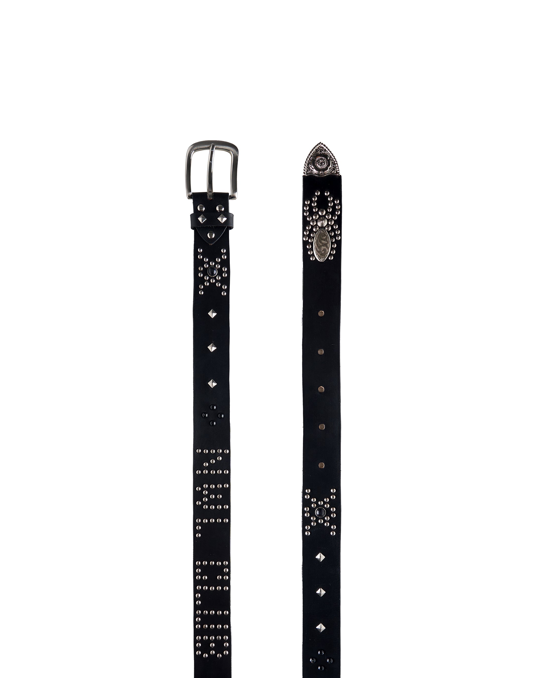 OOTB 09 Nwl Club Belt Leather Black *Handmade* (Pre-order/15-45 days)