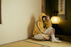 Serpodorian Rivets Hoodie Yellow
