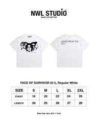 FACE OF SURVIVOR (V.1), Regular White