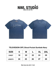TELEVESION OFF, Ghost Pocket Sunfade Navy