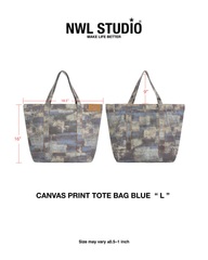 Fake Denim Tote Bag Blue (Limited)