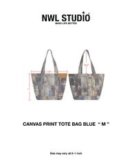 Fake Denim Tote Bag Blue (Limited)