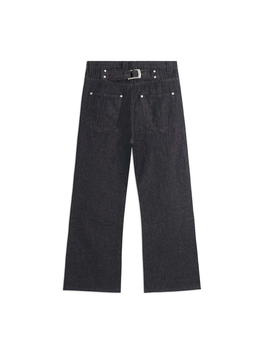 Raw Denim Studdeds Bootcut Jeans