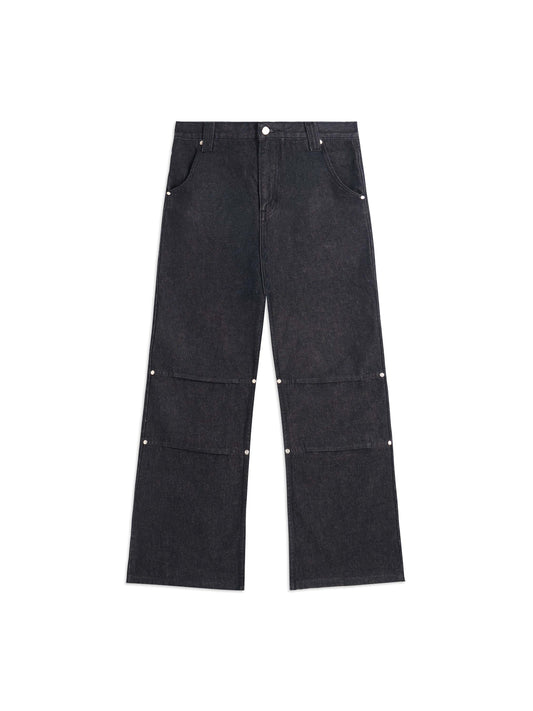 Raw Denim Studdeds Bootcut Jeans