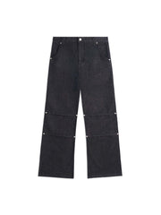 Raw Denim Studdeds Bootcut Jeans