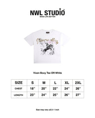 Vixen Boxy Tee Off-White