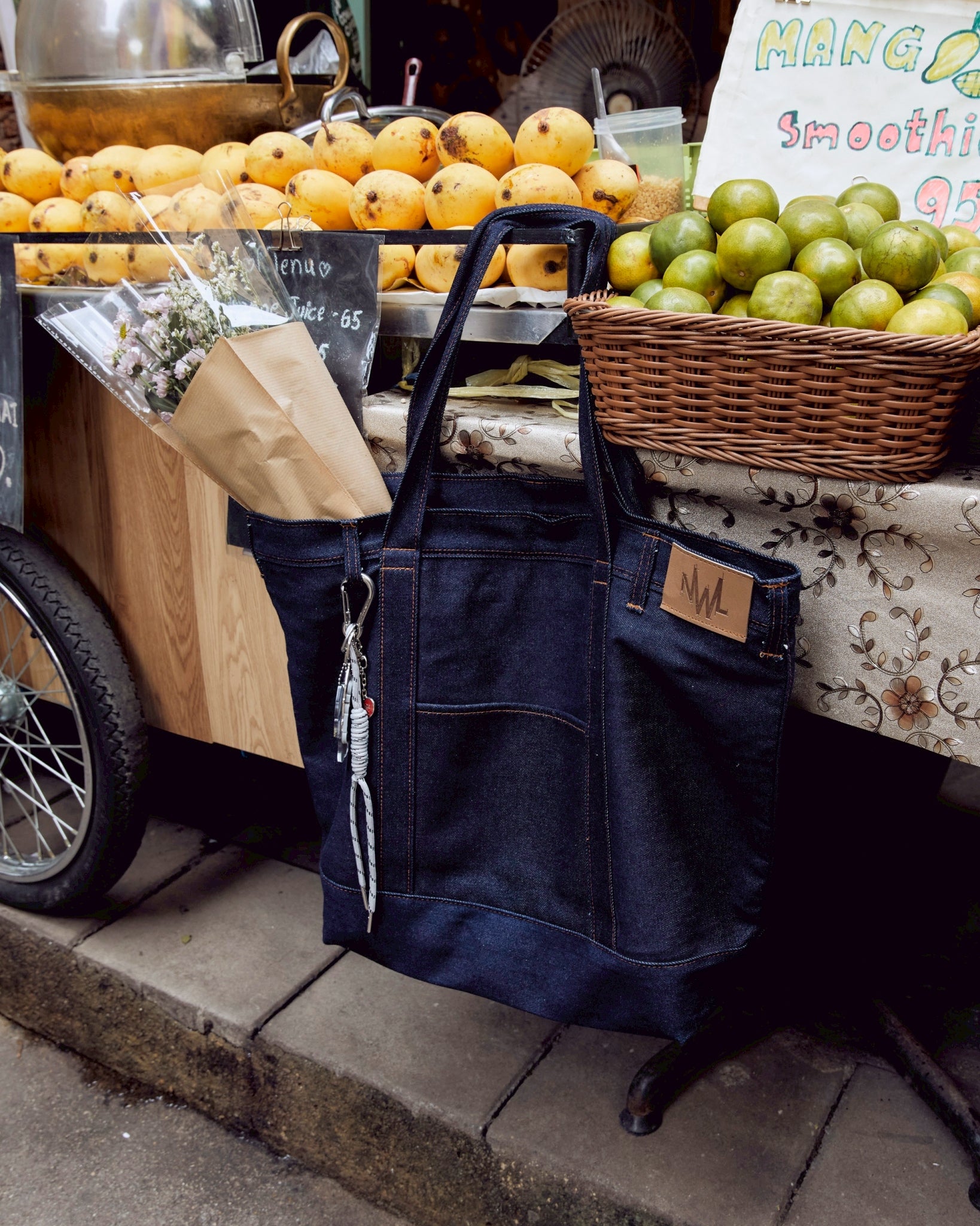 NWL BAG RAW DENIM BLUE / Ver.2