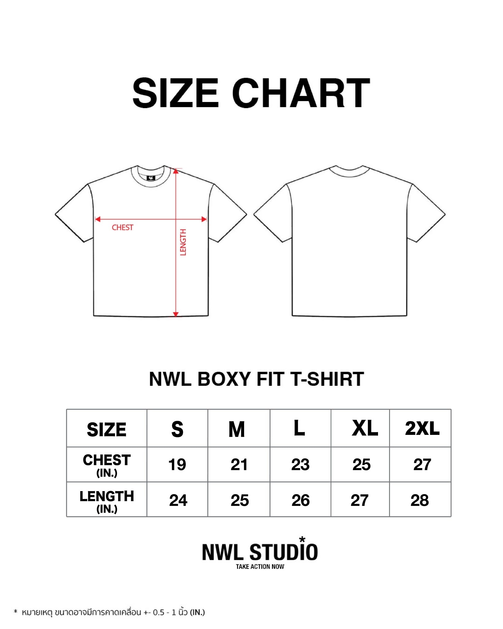 NWL TOUR Boxy Tee Black Fade