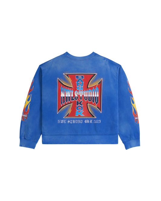 44TEES 29 Sweater Blue